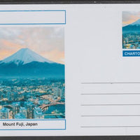 Chartonia (Fantasy) Landmarks - Mount Fuji, Japan postal stationery card unused and fine