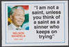 Famous Quotations - Nelson Mandela on 6x4 in (150 x 100 mm) glossy card, unused and fine