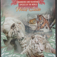 Uganda 2013 Endangered Species - Wild Cats perf souvenir sheet,containing 1 value unmounted mint.