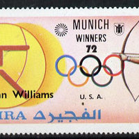 Fujeira 1972 Archery (John Williams) from Olympic Winners set unmounted mint, Mi 1456