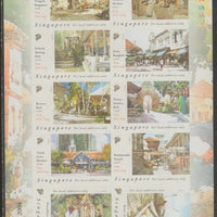 Singapore 2004 Paintings by Ong Kim Seng self adhesive sheetlet containing 10 values unmounted mint, SG1370-79