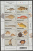 Singapore 2002 Natural Hstory - Fish perf sheetlet containing 10 values unmounted mint, SG1197-2006