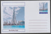 Chartonia (Fantasy) Landmarks - Burj Khalifa, Dubai postal stationery card unused and fine