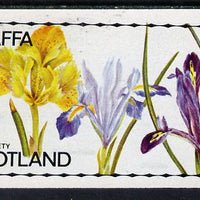 Staffa 1979 Irises imperf,souvenir sheet (£1 value) unmounted mint