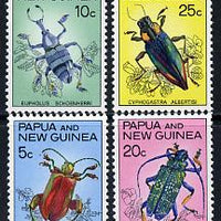 Papua New Guinea 1967 Fauna Conservation (Beetles) set of 4, SG 109-12 unmounted mint*