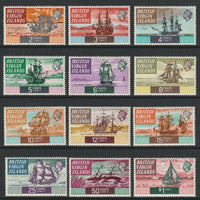 British Virgin Islands 1970 Ships complete set of 16 values unmounted mint SG 240-56