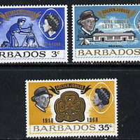 Barbados 1968 Girl Guides Anniversary set of 3 unmounted mint, SG 375-77