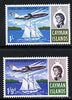 Cayman Islands 1966 Opening of Jet Service set of 2 unmounted mint, SG 203-04*