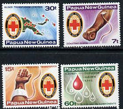 Papua New Guinea 1980 Red Cross Blood Bank set of 4, SG 393-96 unmounted mint*