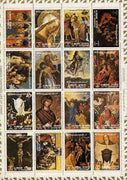 Ajman 1972 Life of Christ (Paintings) perf set of 16 unmounted mint, Mi 2797-2812A