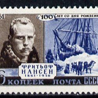 Russia 1961 Birth Centenary of Nansen (Explorer) unmounted mint, SG 2658, Mi 2570*