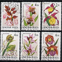 Hungary 1987 Orchids perf set of 6 cto used, SG 3795-3800*