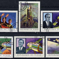 Chad 1972 Soyuz 11 Disaster set of 6 cto used*