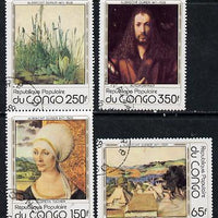 Congo 1978 Death Anniversary of Durer (Paintings) set of 4 cto used, SG 647-50