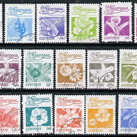 Nicaragua 1983 Flowers set of 16 cto used, SG 2441-56*