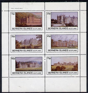 Bernera 1982 Stately Homes #4 perf set of 6 values (15p to 75p) unmounted mint