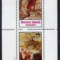 Bernera 1982 Squirrels #1 perf,set of 2 values (40p & 60p) unmounted mint