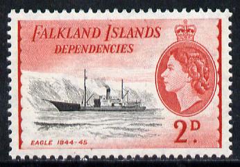 Falkland Islands Dependencies 1954-62 Ships 2d Eagle unmounted mint, SG G29