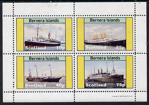 Bernera 1981 Liners perf set of 4 values unmounted mint (10p to 75p)