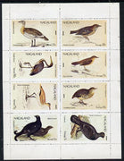 Nagaland 1974 Birds (with Scout Emblems) perf set of 8 unmounted mint