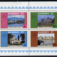 Bardsey (British Local) 1980 Welsh Castles set of 4 unmounted mint