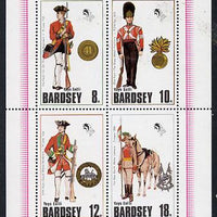 Bardsey (British Local) 1980 Welsh Regimental Uniforms set of 4 unmounted mint