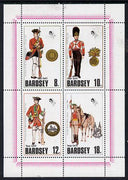 Bardsey (British Local) 1980 Welsh Regimental Uniforms set of 4 unmounted mint