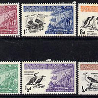 Carn Iar (British Local) 1961 definitive set (Birds & St Columba in Long Boat) 6 values unmounted mint