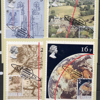 Great Britain 1984 Greenwich Meridian set of 4 PHQ cards with appropriate stamps each very fine used with first day cancels