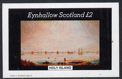 Eynhallow 1982 Paintings of Ships imperf deluxe sheet (£2 value) unmounted mint