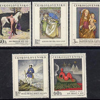 Czechoslovakia 1968 Art (3rd issue) set of 5 unmounted mint, SG 1790-94, Mi 1839-43