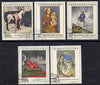 Czechoslovakia 1968 Art (3rd issue) set of 5 fine cds used, SG 1790-94, Mi 1839-43