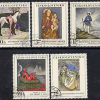 Czechoslovakia 1968 Art (3rd issue) set of 5 fine cds used, SG 1790-94, Mi 1839-43