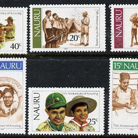 Nauru 1982 75th Anniversary of Scouting set of 6 unmounted mint, SG 256-61*