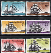 New Zealand 1975 Historic Sailing Ships set of 6 unmounted mint, SG 1069-74*