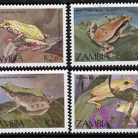 Zambia 1989 Frogs & Toads perf set of 4 unmounted mint, SG 567-70*