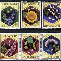 Bulgaria 1987 Flowers perf set of 6 unmounted mint, SG 3448-53, Mi 3582-87