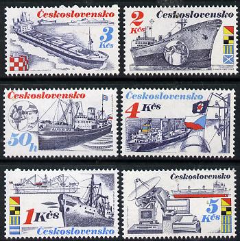 Czechoslovakia 1989 Shipping set of 6 unmounted mint, SG 2969-74, Mi 2994-99