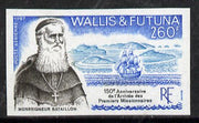 Wallis & Futuna 1987 150th Anniversary of First Missionaries imperf proof from limited printing, as SG 526*