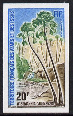 French Afars & Issas 1975 Palm Tree 20f imperf from limited printing unmounted mint, as SG 661*