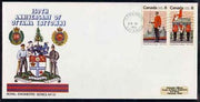 Canada 1976 150th Anniversary of Ottawa illustrated commem cover with Royal Military College se-tenant pair with special CFPO cancel