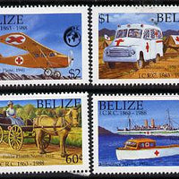 Belize 1988 125th Anniversary of Red Cross perf set of 4 unmounted mint SG 1045-8