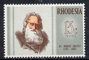 Rhodesia 1972 Famous Rhodesians (6th Series) Dr Robert Moffat (Missionary) unmounted mint SG 469*