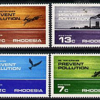 Rhodesia 1972 Prevent Pollution set of 4 unmounted mint, SG 470-73*