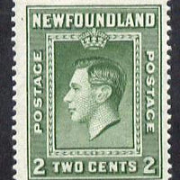 Newfoundland 1938 KG6 2c (comb perf 13.5) unmounted mint SG 268*