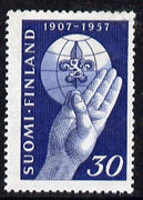 Finland 1957 50th Anniversary of Scout Movement unmounted mint, SG 572*