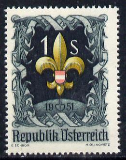 Austria 1951 Boy Scout Jamboree unmounted mint Mi 966, SG 1231