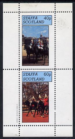 Staffa 1982 Horseguards perf,set of 2 values (40p & 60p) unmounted mint