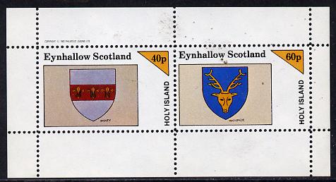 Eynhallow 1982 Heraldry (Disney & MacKenzie) perf,set of 2 values (40p & 60p) unmounted mint