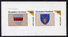 Eynhallow 1982 Heraldry (Disney & MacKenzie) imperf,set of 2 values (40p & 60p) unmounted mint